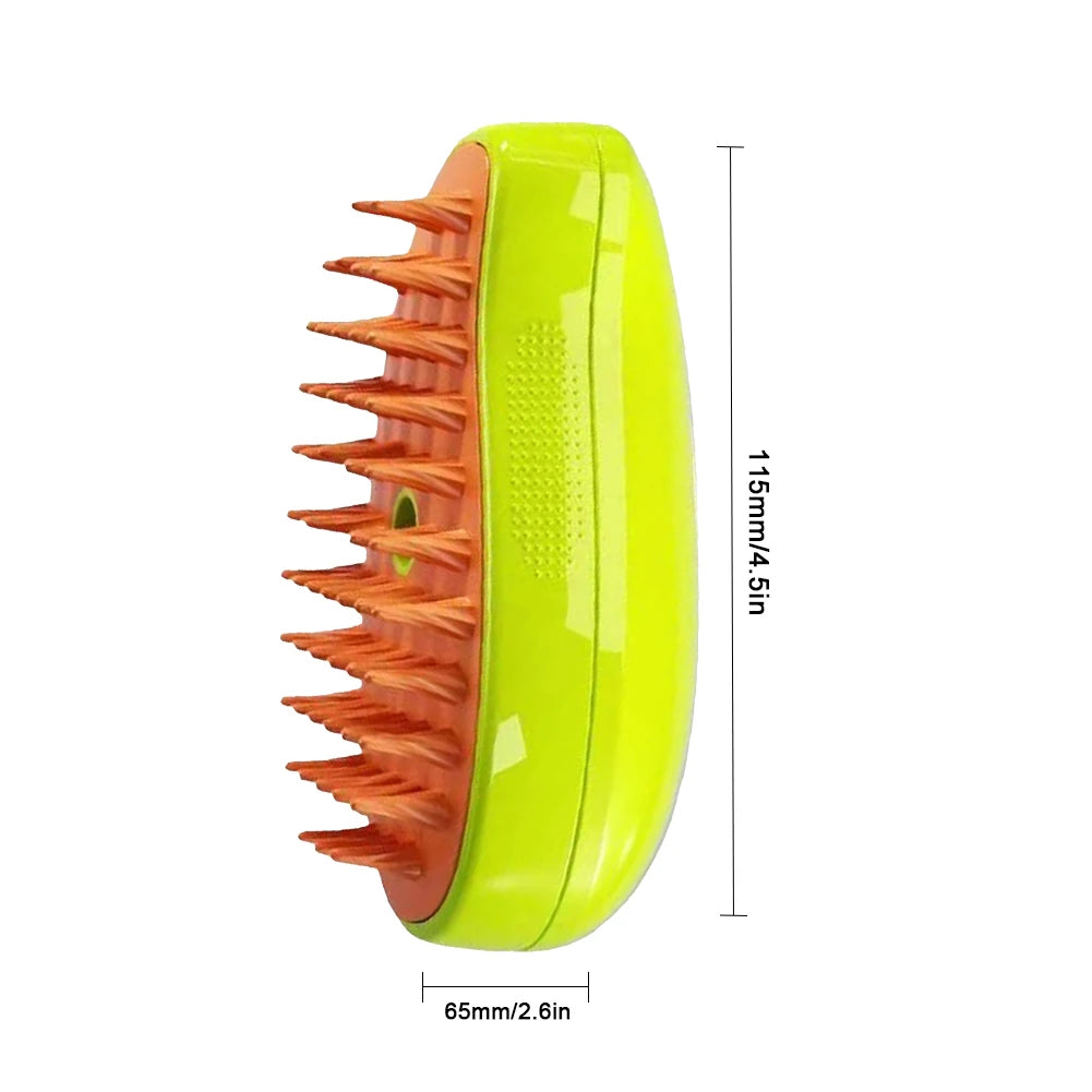 3 in 1 Cat Steamy Brush Dog Grooming Comb Self Cleaning Steam Cat Brush for Massage Dog Cat Hair Remover Comb Pet Grooming Brush
