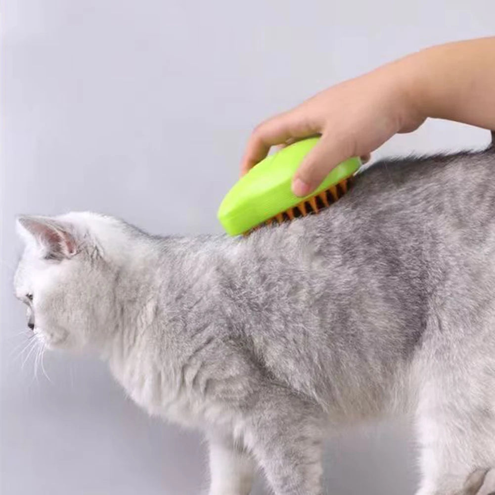 3 in 1 Cat Steamy Brush Dog Grooming Comb Self Cleaning Steam Cat Brush for Massage Dog Cat Hair Remover Comb Pet Grooming Brush